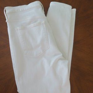 Women's J. CREW 9" high-rise skinny jean in white denim Size 31